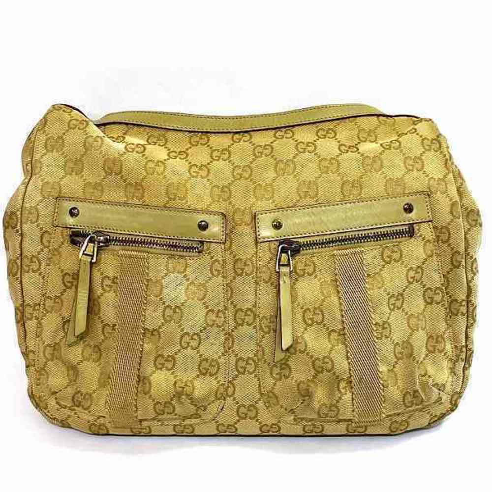 Gucci Green Shoulder Bag Tan Bag